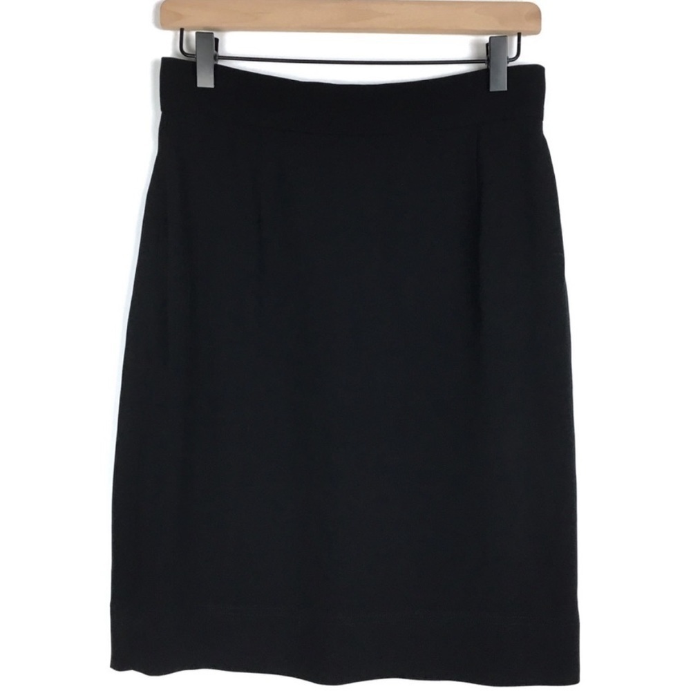 MOSCHINO Cheap and Chic Pencil Skirt Button Classic Capsule Minimalist Size 12